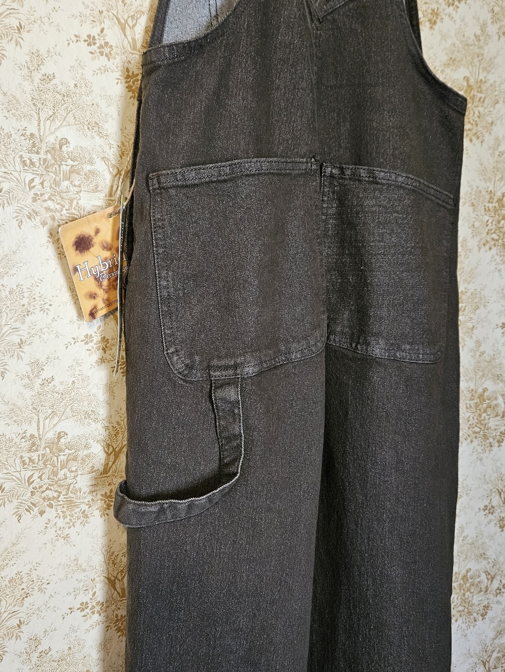 Army Green Overalls One Owner Closet Kept Y2k Style Grunge Relaxed Fit Casual - Picture 6 of 11